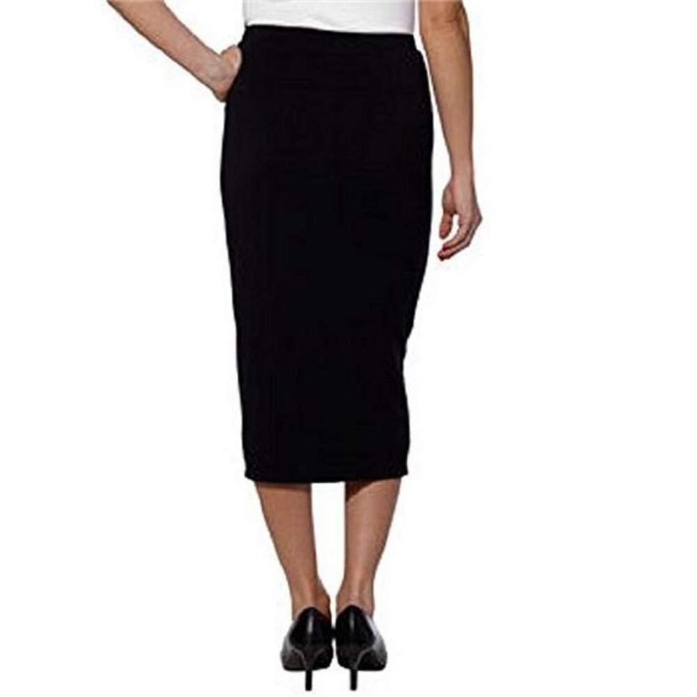 Matty M Ladies' Midi Skirt (Black, X-Small) - Picture 2 of 4